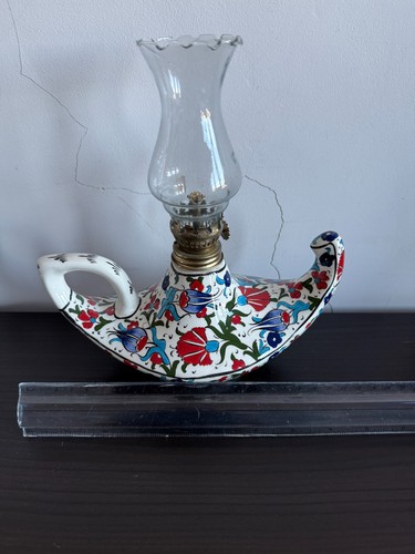 Colourful ceramic aladdin oil - ceramic,