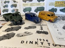 DINKY TOYS x 6 No 28 / 280 Delivery Van, 623 Army Wagon, 480 Bedford, & 283 282