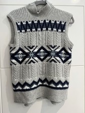 M&S Grey and Navy sleeveless