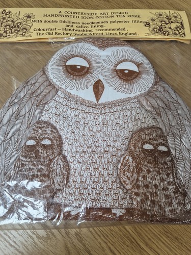 Vintage owl teacosy - owl,