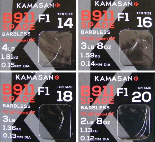 Kamasan b911 barbless - f1,