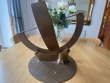 Armillary Sundial 1984 brass and bronze Silas Higgon