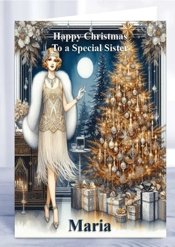 Personalised christmas card - personalised,