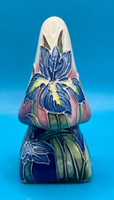 Old Tupton Ware Spectacle Glass Holder Stand - purple Iris 9.5cm