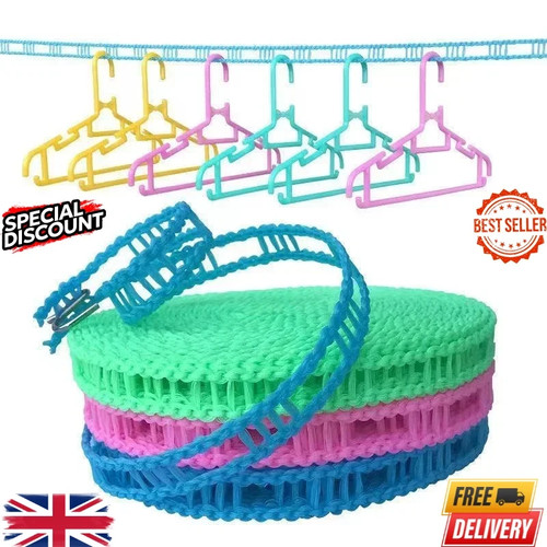Portable windproof clothesline - portable,