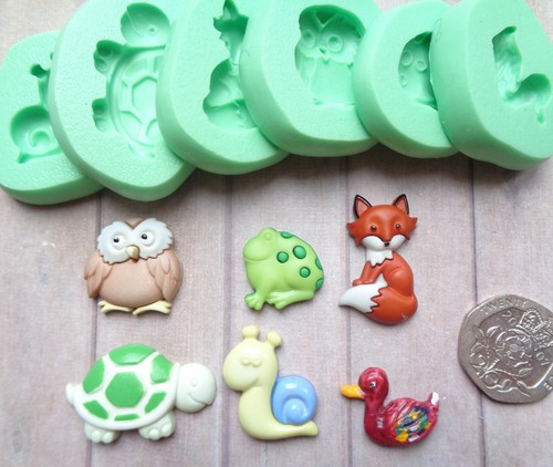 Mini craft moulds - 6x,