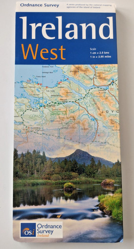 Ordnance survey ireland map - map,