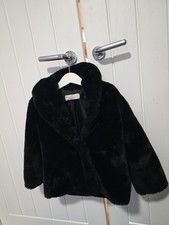 Girls H & M Black Girls Coat