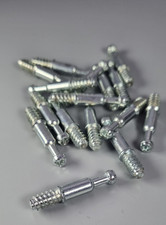 16x Cam Dowel Screws 34mm Furniture Connector Bolts for Flat Pack Assembly