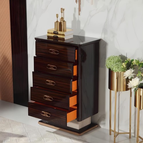 Designer tall cabinet dresser