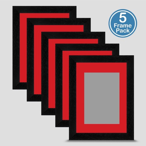 Photo frame black 7x5 inch - photo,
