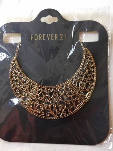 F21 big gold colour - gold, curved