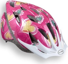 Kids Bike Helmet Girls Heart