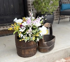 Antique,, Well Bucket, W/