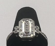 Art Deco 10k White Gold