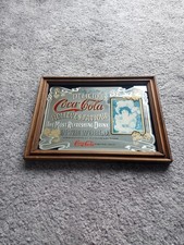 Vintage Coca Cola Mirror Sign