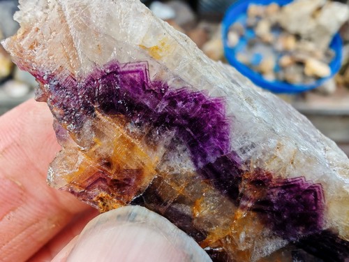 Blue john fluorite part - john,