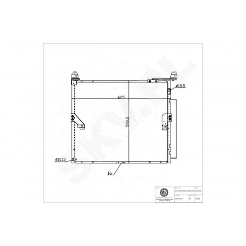 Air conditioning condenser for - condenser,
