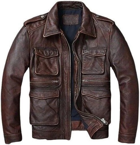 Men distressed waxed brown - men's,