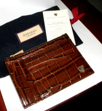 ASPINAL OF LONDON BROWN MOCK