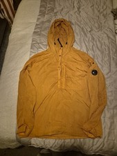 Cp Company Chrome Half Zip Hooded Orange Large