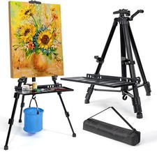 Art Easel Stand for Painting-Adjustable 51-155 cm, Folding Tripod Display Stand