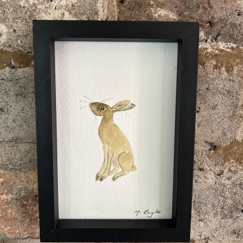 Little hare framed original - little,
