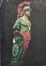 Figurehead of HMS Ajax, Vintage Postcard, Postmark 7 September 1973