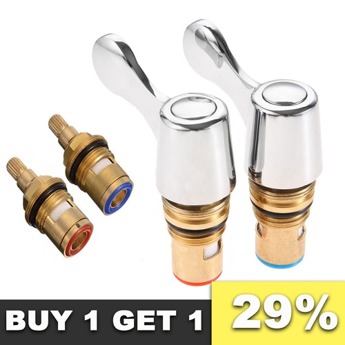 Brass ceramic disc tap - ceramic,