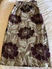 Gold/Brown & Purple Curtains with blackout lining 185cm x 95cm