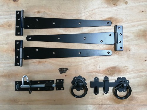 Tee hinge twist ring latch - ring,