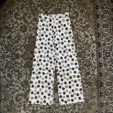 Floral Print Marine Straight