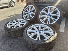 ?Genuine Ford fiesta 17 inch 4x108 alloy wheels with MATCHING NEW TYRES 7M++