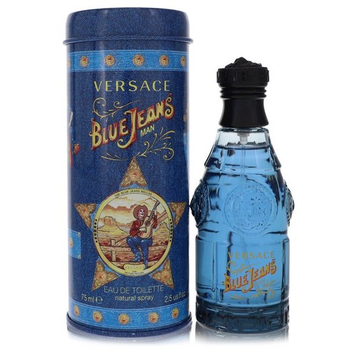 Blue jeans versace eau - jeans, versace,