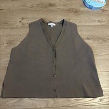 M&S Taupe Textured Knitted