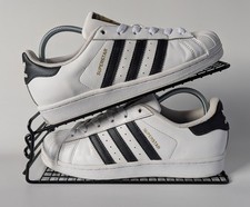 Adidas Superstar OG C77124 White Black Gold UK 5 US 5.5 | Excellent Condition
