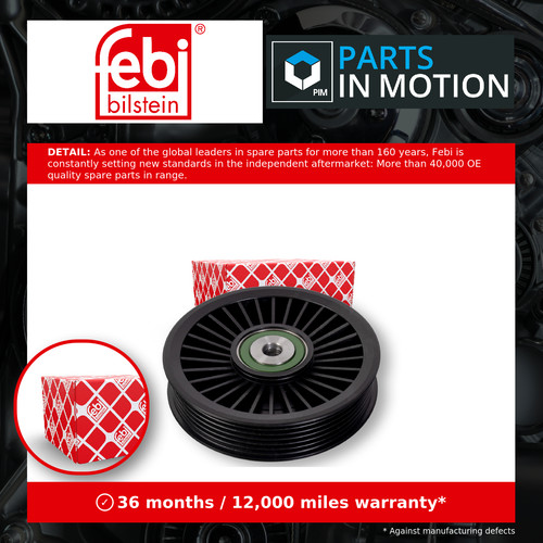 Aux belt idler - aux, fits