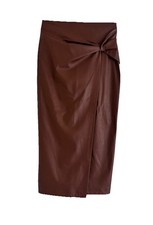 ZARA .. Brown Faux Leather