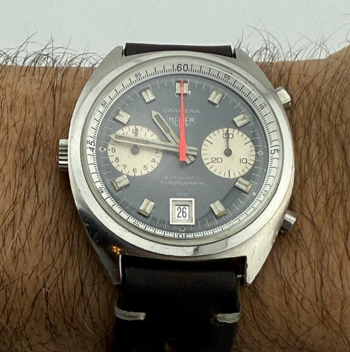 Vintage heuer carrera ref - carrera, 1153