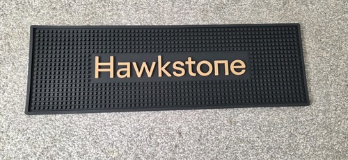 Hawkstone black rubber bar - hawkstone,