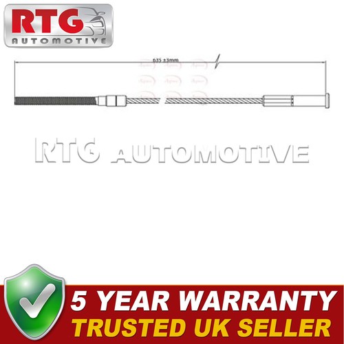 Front hand brake cable - brake, fits
