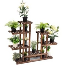 Multi-Tier Wooden Plant Stand