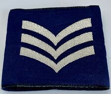 British Military RAF Royal Air Force Sergeant Rank Lapel Slide