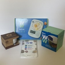 Weight Watchers WW Lot New Food Scale Mini Mug 8 Oz Phone Lounge Food Processor