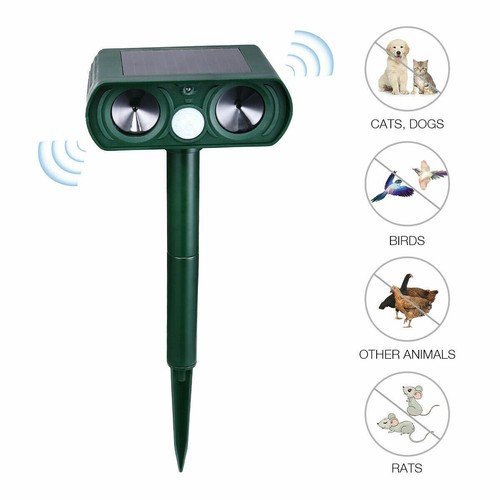 Ultrasonic solar cat dog - ultrasonic,