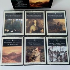 Penguin English Verse Volumes 1-6 Gift Set Audio Cassette & Book Classic Poetry