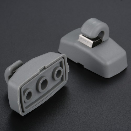 Sun visor clip grey - 2x,