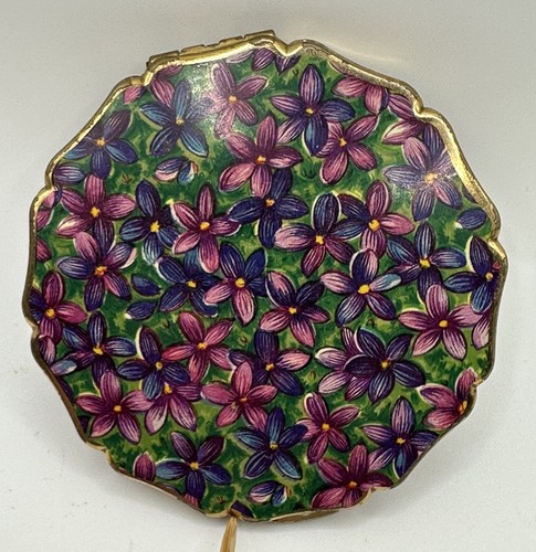 Stratton purple floral gold - floral,