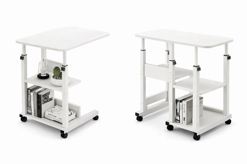 Adjustable overbed table - adjustable, on