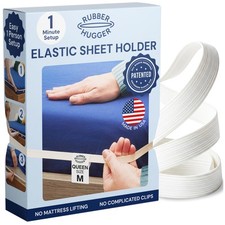 RUBBER HUGGER Bed Sheets Holder Band, Queen Size Mattress, Sheet Holder for
